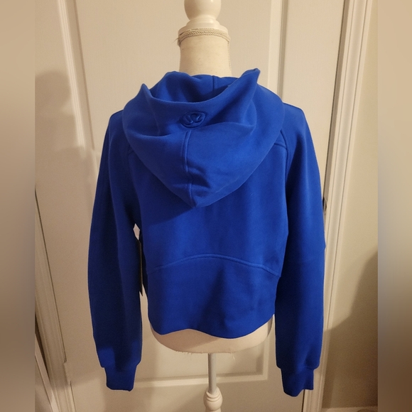 LULULEMON GALACTIC COBALT OVERSIZED HALF ZIP SCUBA HOODIE - Picture 4 of 5